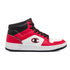 Sneakers alte bianche e rosse da uomo Champion Rebound 2.0 Mid, Brand, SKU s322500209, Immagine 0